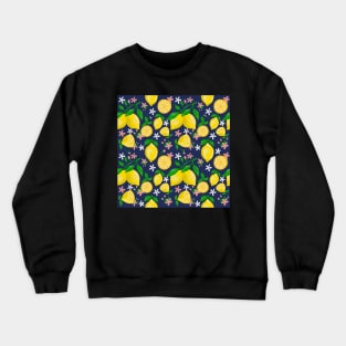 Lemon print Crewneck Sweatshirt